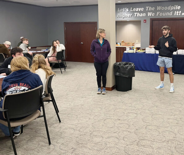 Students learn about banking industry jobs